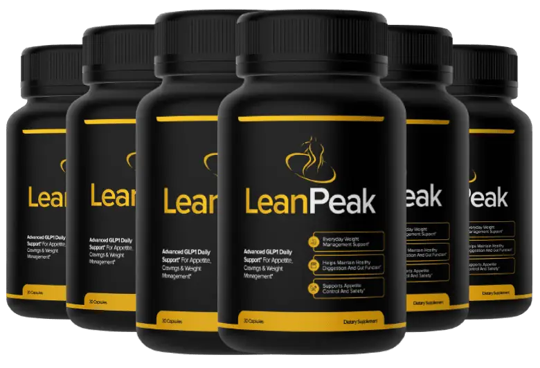 LeanPeak Lean Peak six bottle supply package discount offer